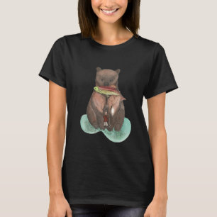 Camiseta O Urso e o Pescador
