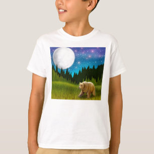 Camiseta O urso grande do céu caçoa a camisola