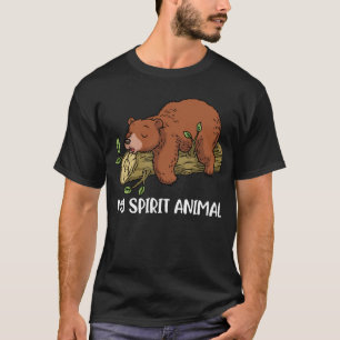 Camiseta O Urso Grizzly Deu Aos Homens O Meu Animal Espirit