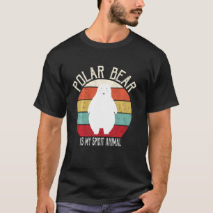 Camiseta O Urso Polar Bonito É O Meu Espírito Amante de o