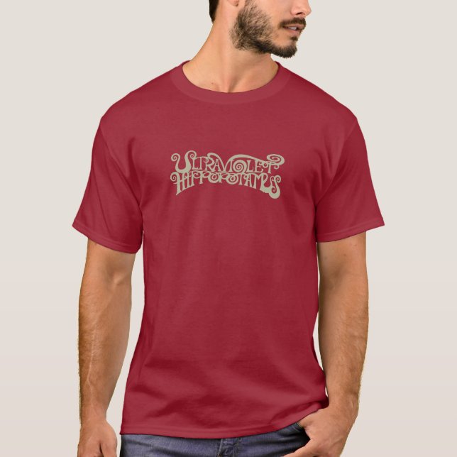 Camiseta O UVH clássico dos homens (Frente)