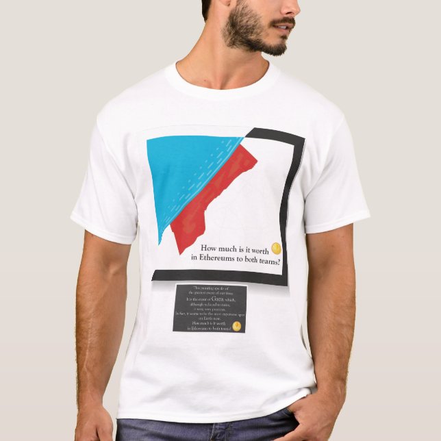Camiseta O valor de Gaza (Frente)