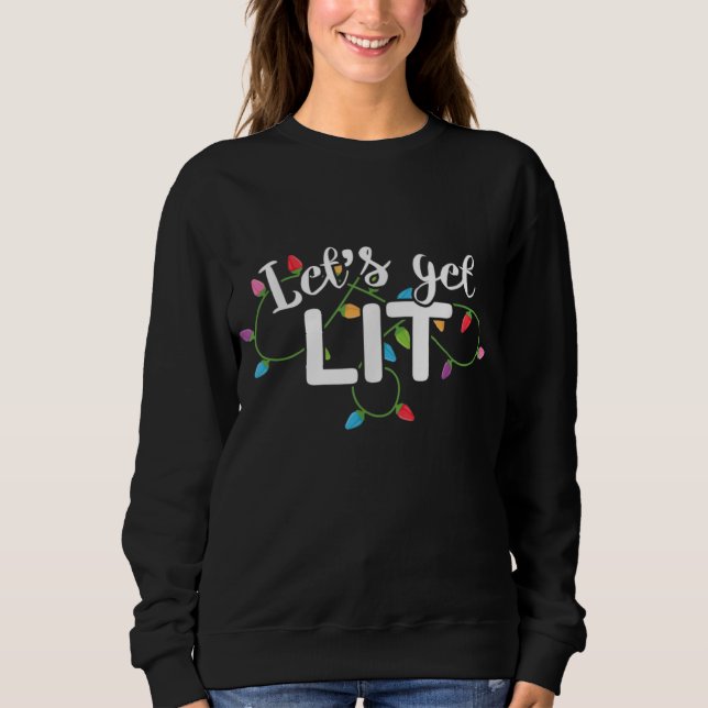 Camiseta O Vamos das Luzes de Natal Fica Presente (Frente)