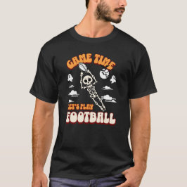 Camiseta O Vamos do Jogo Joga Futebol Halloween Engraçado