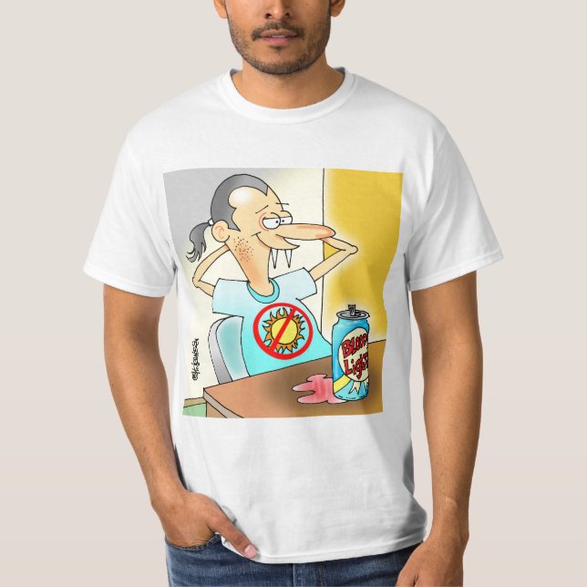 CAMISETA O VAMPIRO COMEMORA O DIA DAS BRUXAS (Frente)