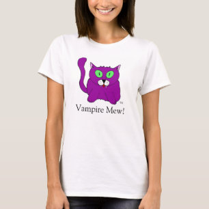 Camiseta O vampiro Mew parte superior