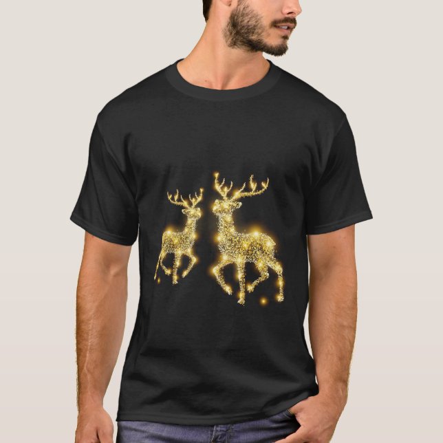 Camiseta O veado ouro e sua filha (Frente)