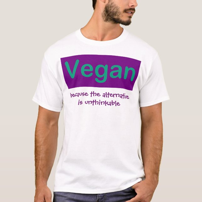 Camiseta O Vegan 2 tomou partido camisa. (Frente)
