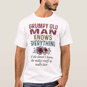 Camiseta O Velho Engraçado Sabe Tudo