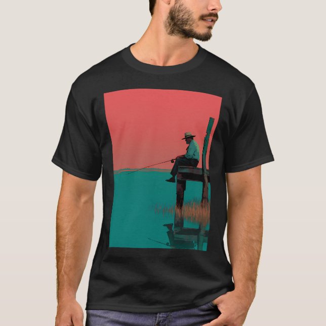 Camiseta O velho pescador (Frente)