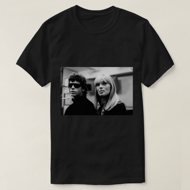 Camiseta O Velvet Underground - Nico e Lou Reed Postcar (Frente do Design)