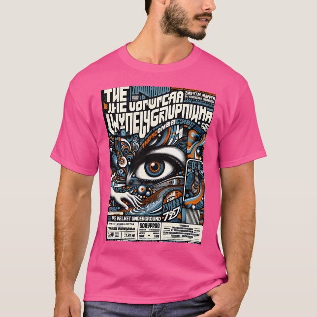 Camiseta O Velvet Underground Vintage Communist Poster V2 (Frente)