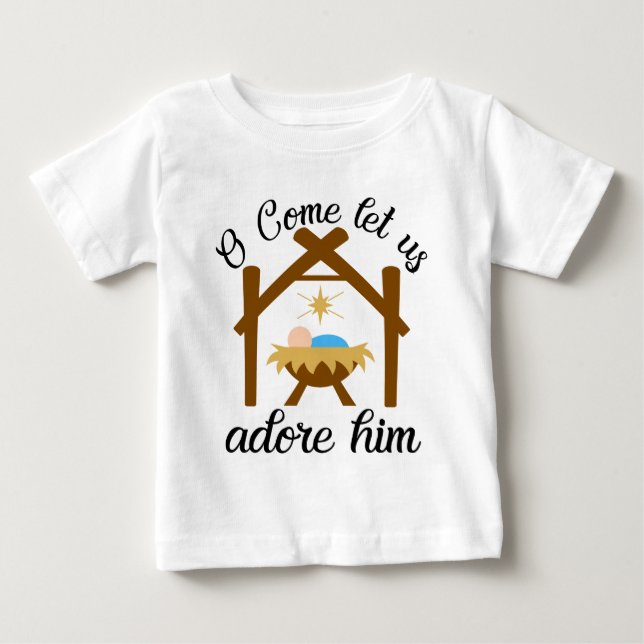 Camiseta Ó Vem Adoremos a Ele (Frente)