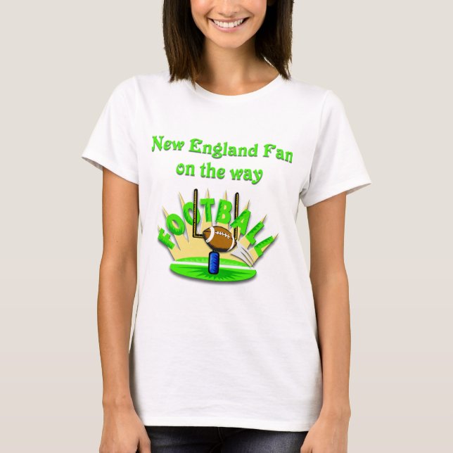 Camiseta O Ventilador da Nova Inglaterra no caminho (Frente)