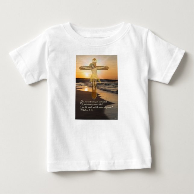 Camiseta O Vento e as Ondas lhe Obedecem (Frente)