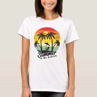 Camiseta o verão é minha estação