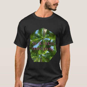 Camiseta O verão em que eu fiquei bonita palmeiras Tendênci