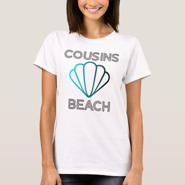 Camiseta O Verão que me tornei Bonito | Primos Beach Blue T (Frente)