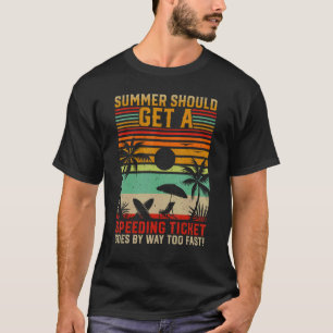 Camiseta O Verão Retro deve receber o bilhete S de alta vel