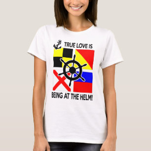 Camiseta O verdadeiro amor, vela/Barco do marinheiro
