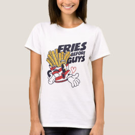 Camiseta O Verdadeiro Amor Vem com Batatas Fritas