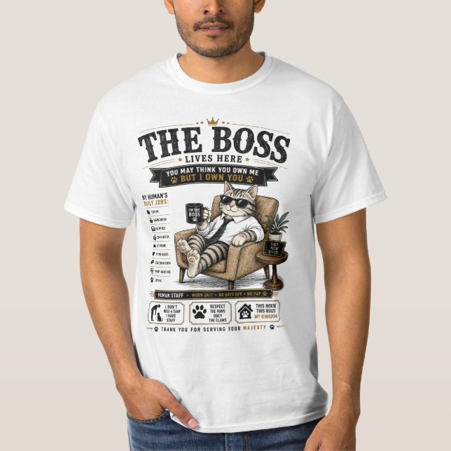 Camiseta O Verdadeiro Chefe (Frente)