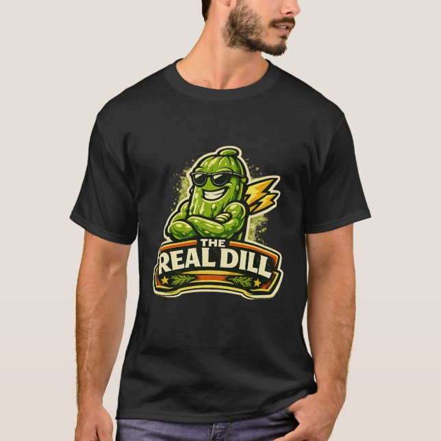 Camiseta O Verdadeiro Dill - Amantes de Comida (Frente)
