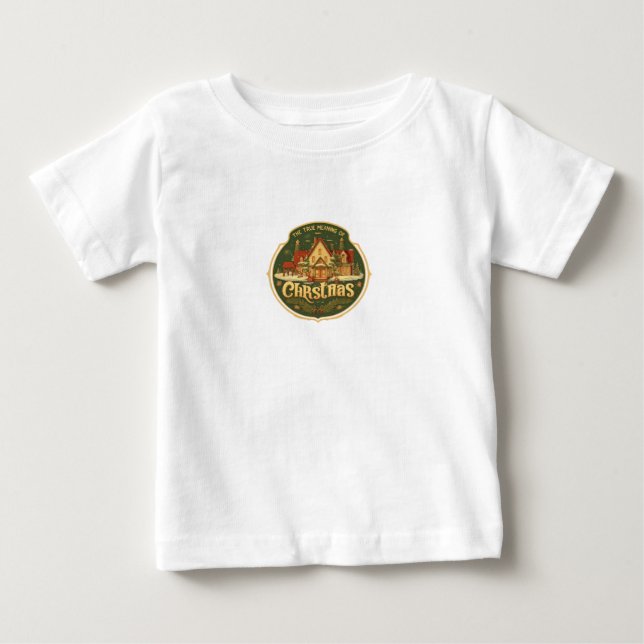 Camiseta o verdadeiro significado do natal (Frente)