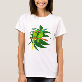 Camiseta O verde repete mecanicamente o roupa