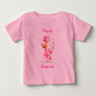 Camiseta O Vestido-Acima Onsie da menina