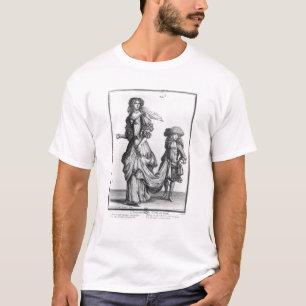 Camiseta O vestido da cidade do verão, 1678