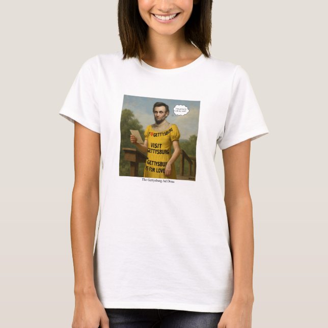 Camiseta O Vestido Do Anúncio Gettysburg (Frente)