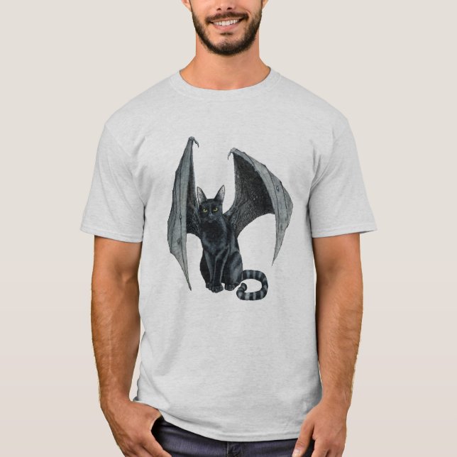 Camiseta O vestuário do Battycat sem fundo (Frente)