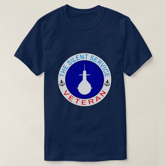 Camiseta O Veterano do Serviço Silencioso elegante, único (Frente do Design)