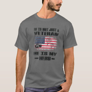 Camiseta O Veterano Paraquedista Americano É Um Exército Aé