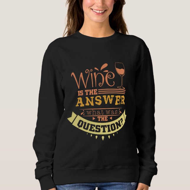 Camiseta O Vinho É A Resposta 65 (Frente)
