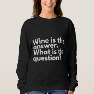 Camiseta O Vinho É A Resposta Do Bebê De Vinho