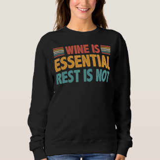 Camiseta O Vinho É O Resto Essencial Não É