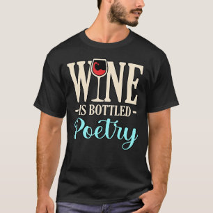 Camiseta O Vinho Está Engarrafado Poesia Poeta Poeta Autor 