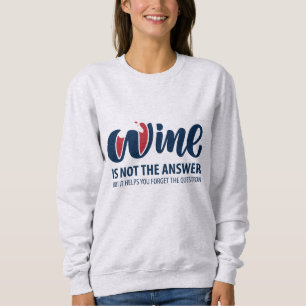 Camiseta O vinho não é a resposta