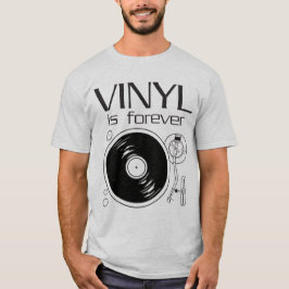 Camiseta O vinil é Forever