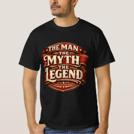 Camiseta O Vintage O Homem O Mito A Lenda Dia dos Pais