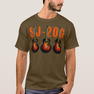 Camiseta O violão Vintage do SJ200