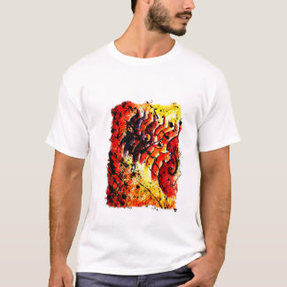 Camiseta o violino vermelho