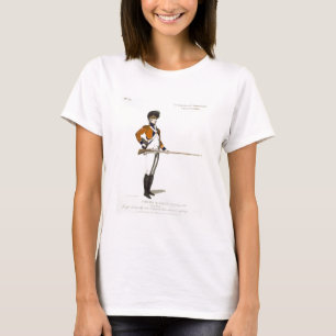 Camiseta O voluntário da infantaria clara da capela,