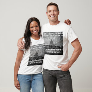 Camiseta O Voo 93 Salvou O Capitólio. Trump Atacou.