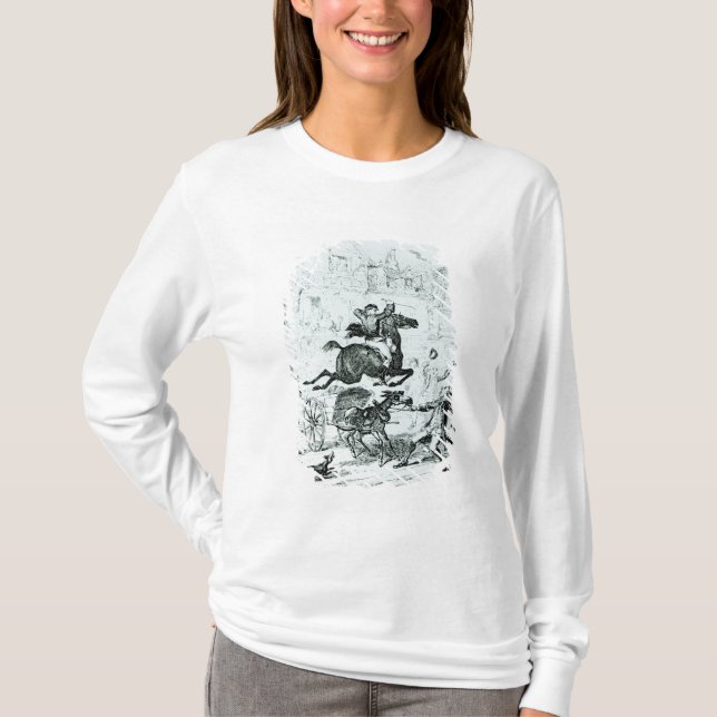 Camiseta O vôo de Turpin através de Edmonton (Frente)