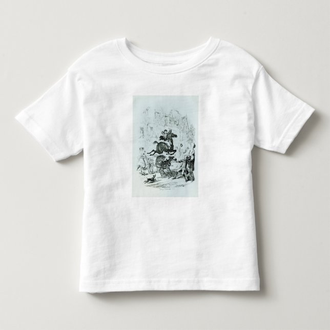Camiseta O vôo de Turpin através de Edmonton (Frente)