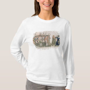 Camiseta O voto francês 'vive por muito tempo liberdade ou