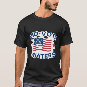 Camiseta O Voto Patriótico S Design Com Bandeira Americana 
